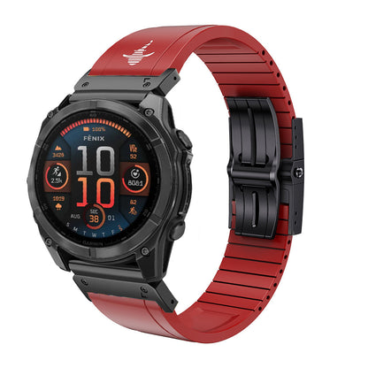 The Shark — Fine Watchmaking Grade FKM Garmin Watch Band