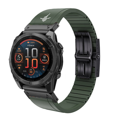 The Shark — Fine Watchmaking Grade FKM Garmin Watch Band