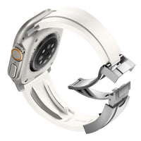 White-Silver Buckle