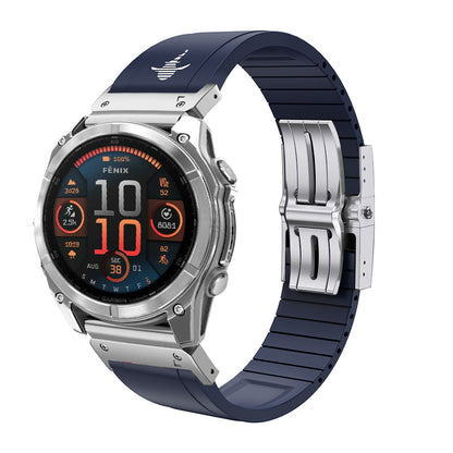 The Shark — Fine Watchmaking Grade FKM Garmin Watch Band