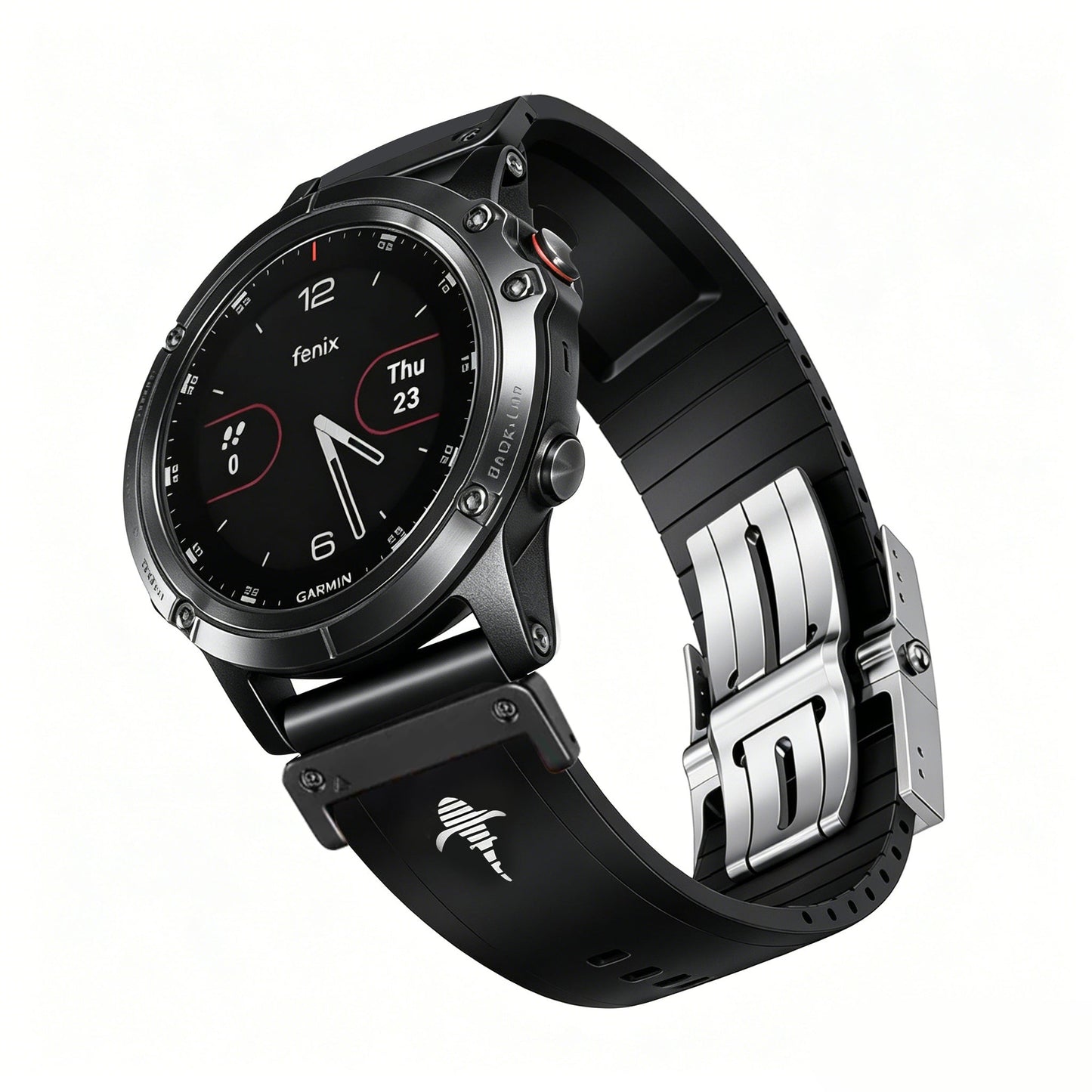 The Shark — Fine Watchmaking Grade FKM Garmin Watch Band
