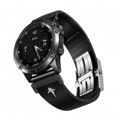 The Shark — Fine Watchmaking Grade FKM Garmin Watch Band