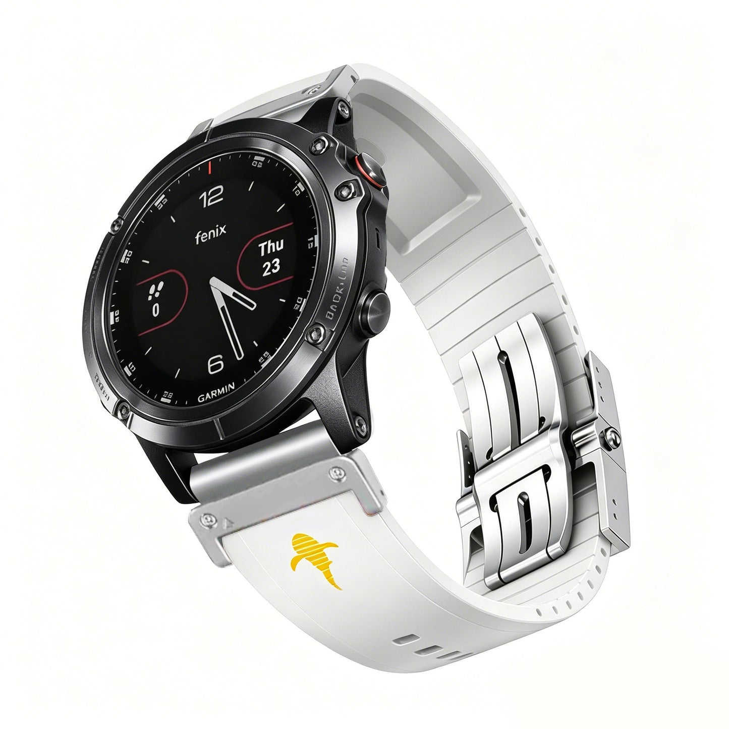 The Shark — Fine Watchmaking Grade FKM Garmin Watch Band