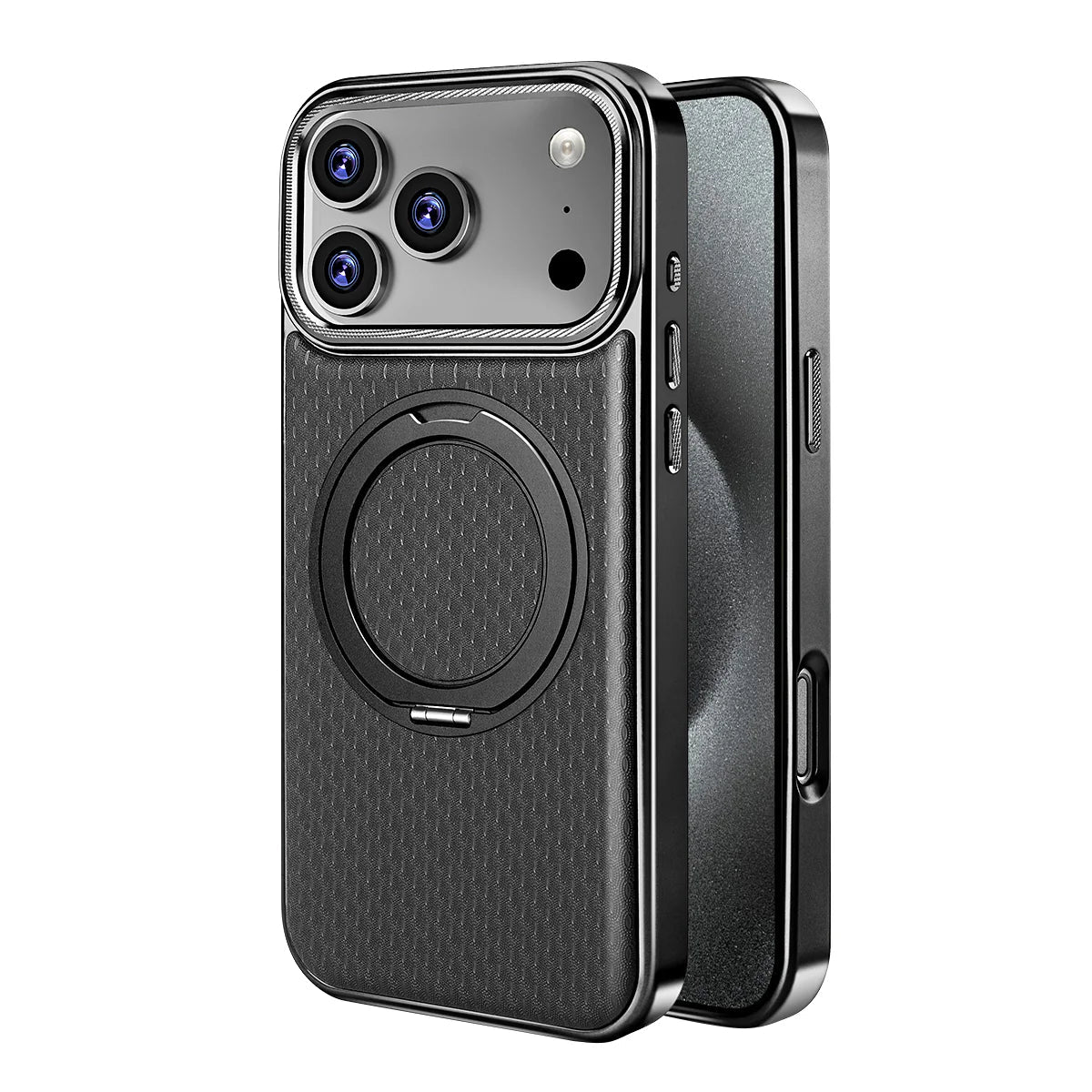 Luxury Leather MagCase with Rotating Bracket Holder