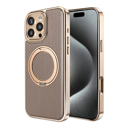 Luxury Leather MagCase with Rotating Bracket Holder